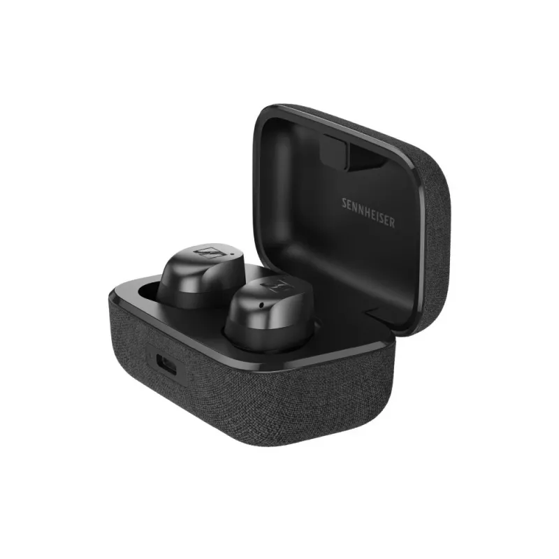 SENNHEISER Momentum MTW4 langattomat Bluetooth Noise-Cancelling urheilunappikuulokkeet – musta & grafiitti