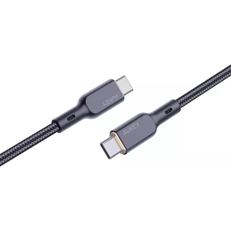 AUKEY CB-KCC101 nailonkaapeli USB-C - USB-C 1m