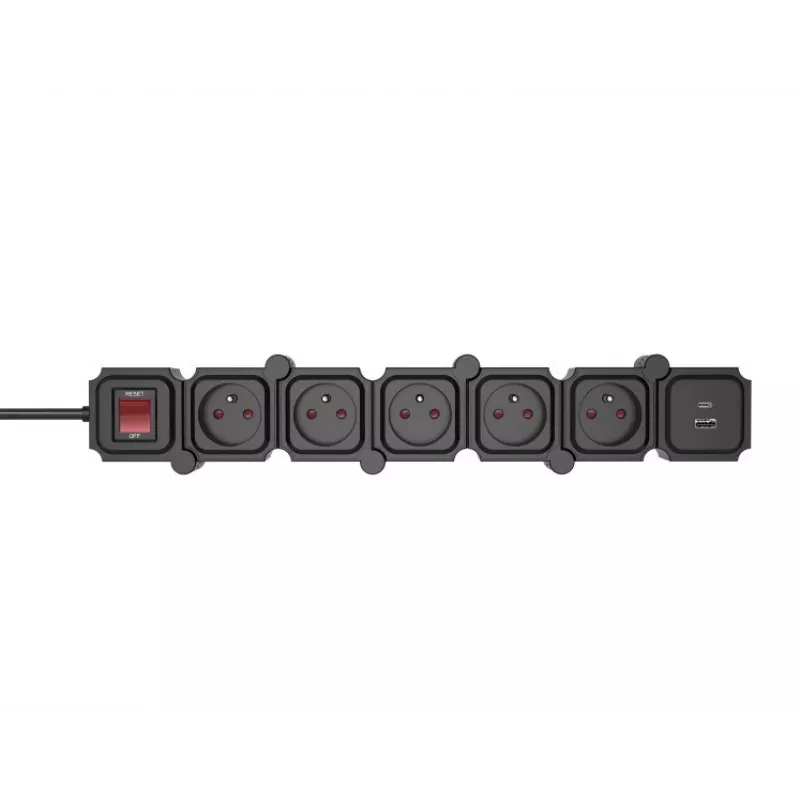 Jatkojohto TB Energy Power Strip 1,5 m — 1,5 m kaapeli, useita pistorasioita