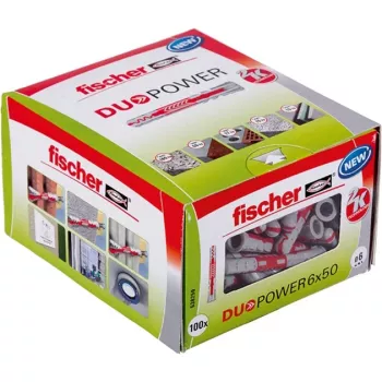 Laajeneva ankkuri Fischer DUOPOWER 6 x 50
