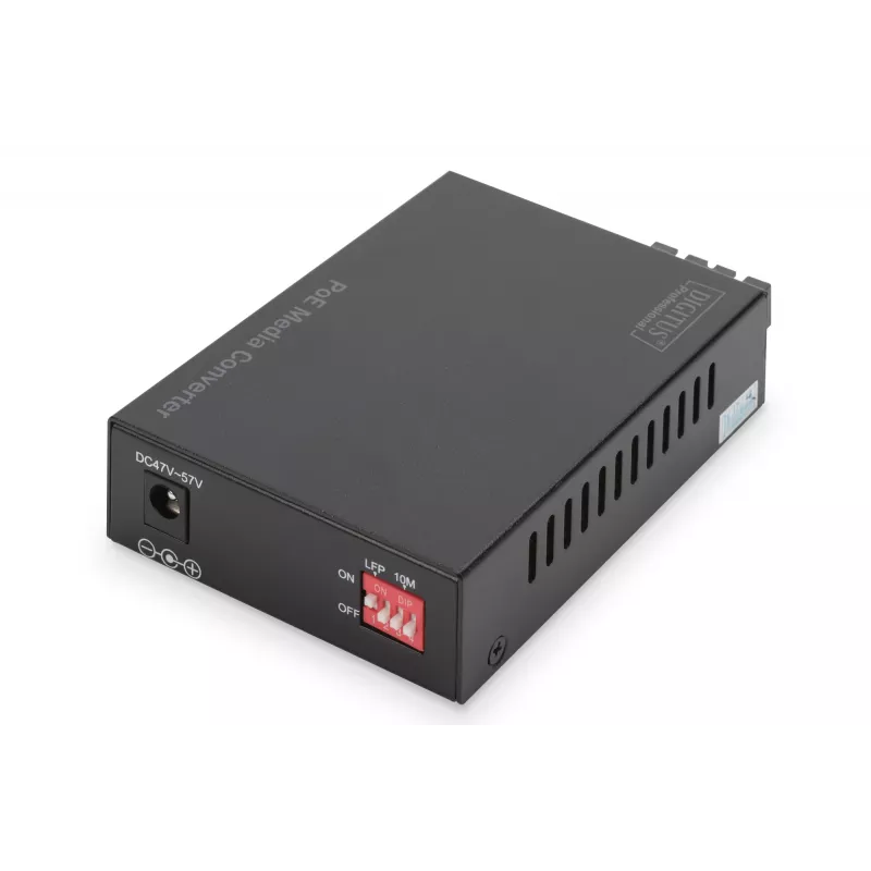 Digitus Gigabit-PoE-mediakonvertteri, RJ45 / SC, MM, PSE