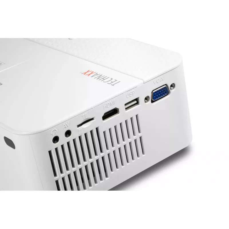 Technaxx TX-113 Standard Throw -projektori 1800 ANSI lumenia LED 800x480 valkoinen