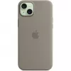 Silikonikuori Apple iPhone 15 Plus MagSafe Clay
