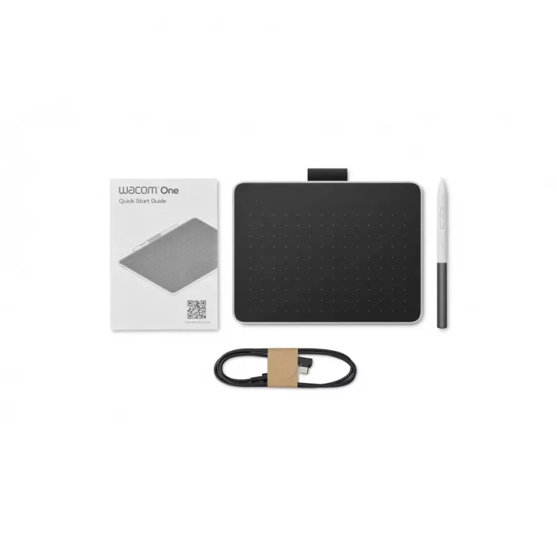 Wacom One S CTC4110WLW2B kynätabletti, 152 x 95 mm, USB-C, Bluetooth