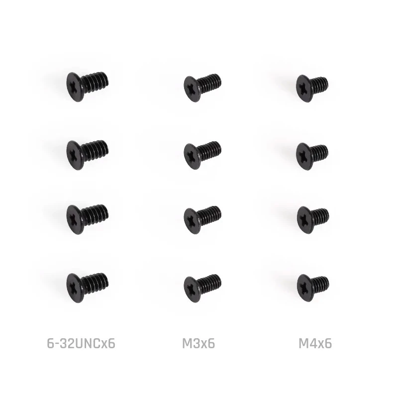 Asennussarja Alphacool 15725 musta ruostumaton teräs 25 mm 10 g