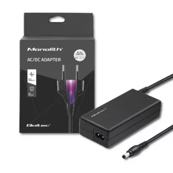 Qoltec 84W pöytävirtalähde | 12V | 7A | 5,5*2,5 | +virtajohto