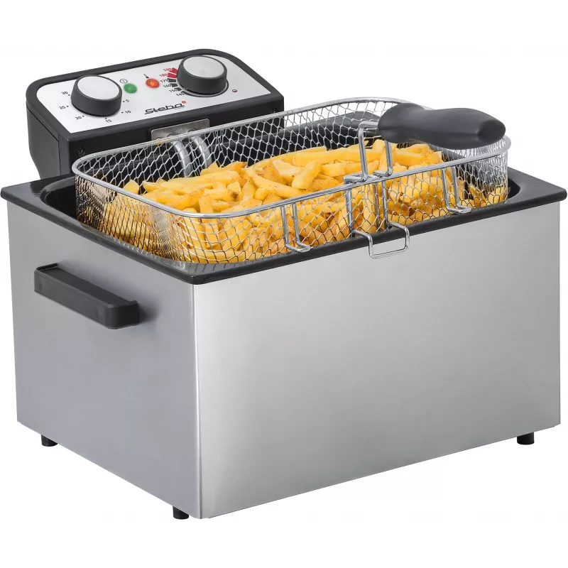Friteerauskeitin Steba DF 300 Double 5 L 3000 W musta ruostumaton teräs