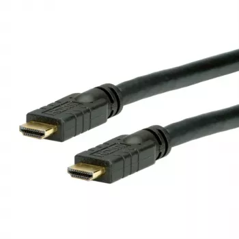 VALUE - HDMI Ethernet-kaapelilla - HDMI (uros) - HDMI (uros) - 20 m - suojattu - musta - 4K-tuki