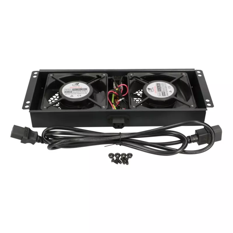 Jäähdytystuuletin Extralink 2 FANS ROOF COOLING UNIT 220V AC musta metalli