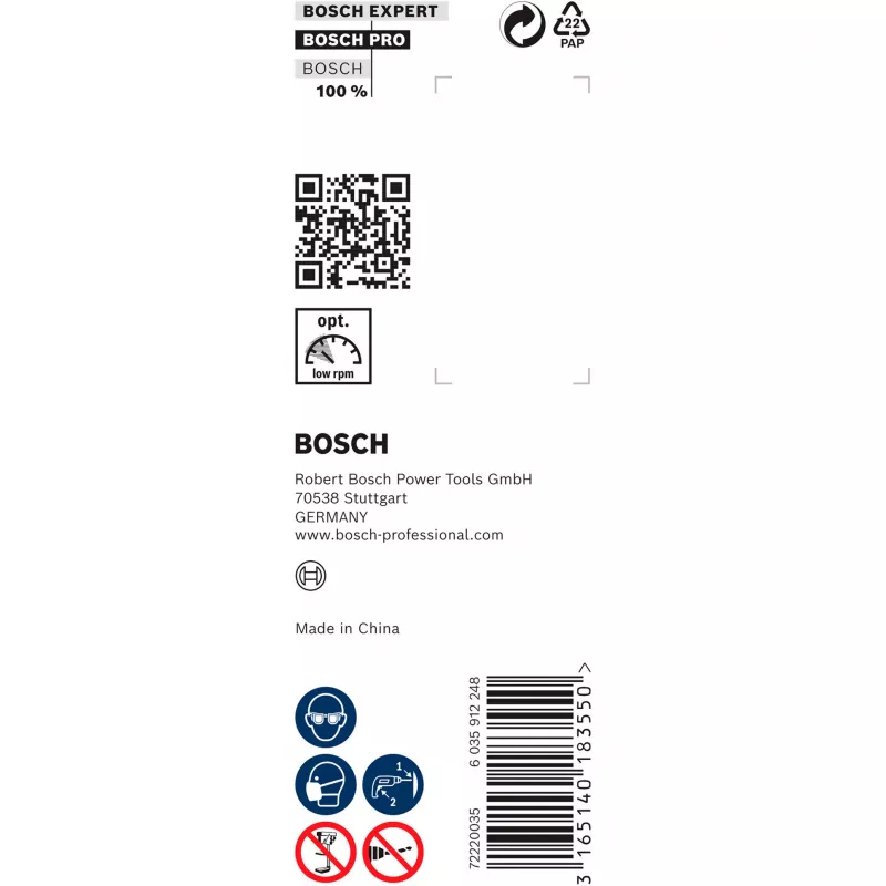 Kierukkapora Bosch PRO puu 2 cm halkaisija 1 kpl