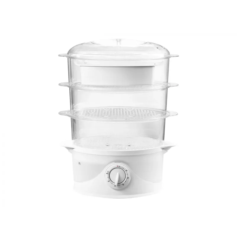 Höyrykeitin Adler AD 633 3 koria vapaasti seisova 800 W valkoinen
