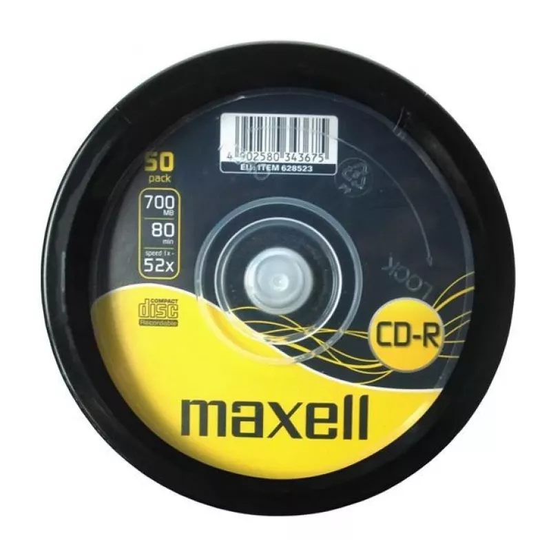 Maxell MAX27051 tyhjä CD CD-R 700 MB 52x 50 kpl