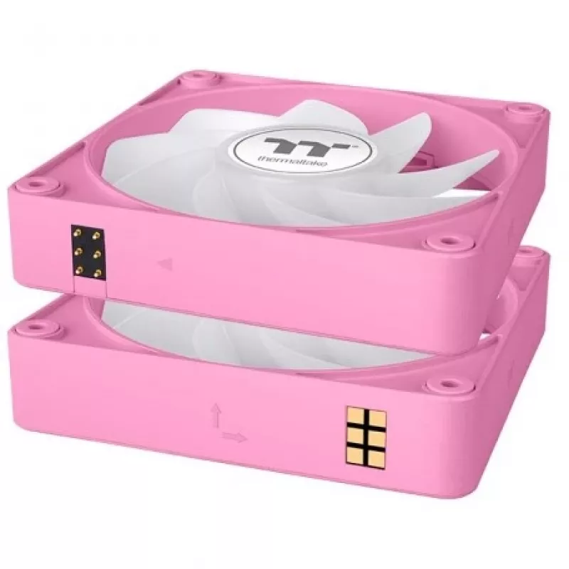 Thermaltake CT120 EX Reverse ARGB 120mm pinkki 3 kpl:n pakkaus