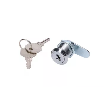 Ovilukko Extralink ROUND LOCK FOR CABINETS, pyöreä kaapin ovilukko, hopea
