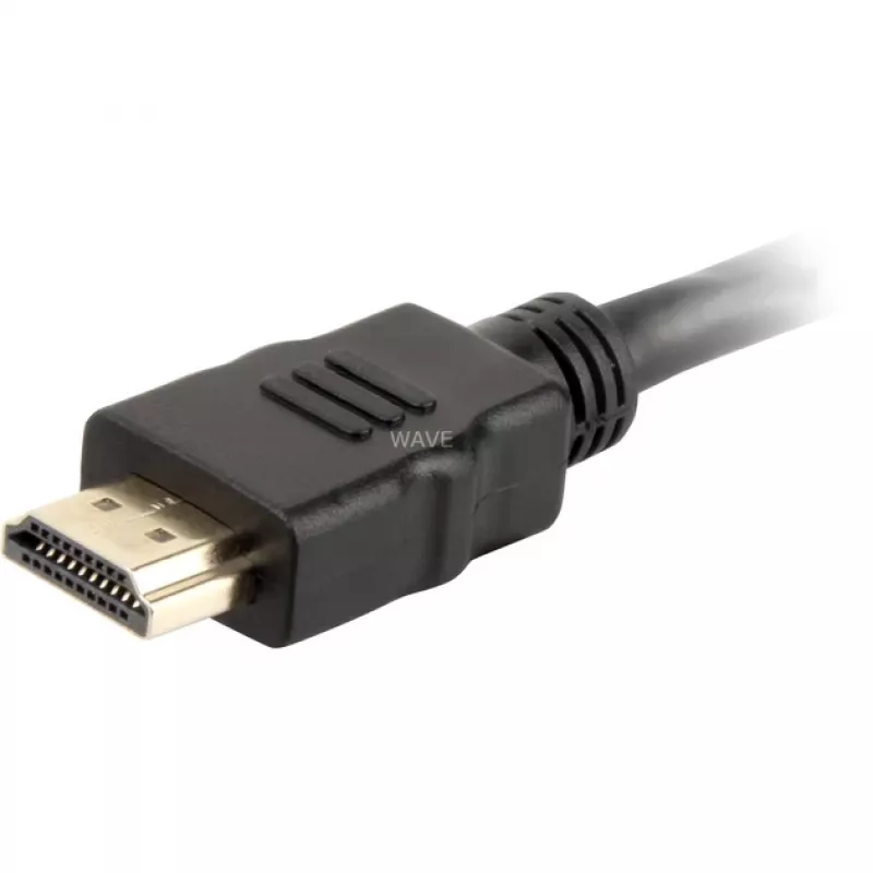 Sharkoon HDMI Premium Cable - HDMI-kaapeli - HDMI uros urokseen