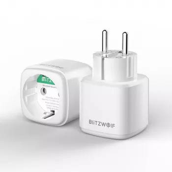Älypistorasia BlitzWolf BW-SHP15 ZigBee 3680W — uppoasennettava WLAN-/ZigBee-yhteensopiva pistorasia