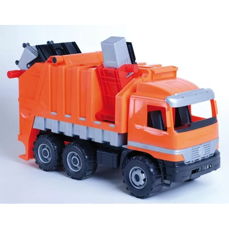Lelujäteauto Lena Mercedes ZL-02026, 70 cm pituus, mekaaninen leluajoneuvo