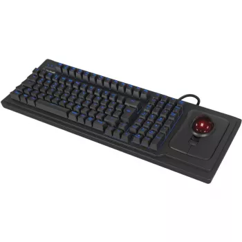 KeySonic KSK-8202ELU-T (US) näppäimistö yleis USB QWERTY US englanti musta