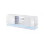 Cama Meble QIU 160 TV-kaappi, MDF, valkoinen kiilto