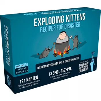 Exploding Kittens - Recipes for Disaster, korttipeli