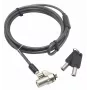 Kaapelilukko DICOTA D31540 musta 2 m