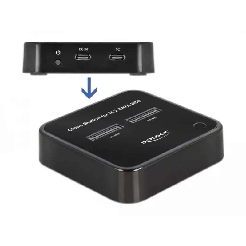 DeLOCK 64178 telakointiasema USB 3.2 Gen 2 Type-C SSD M.2
