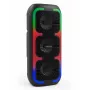Kannettava stereokaiutin SQUEAK SQ1009 – Bluetooth 5.3, 45 W RMS, 10 h akunkesto, FM, USB, AUX, LED, 1800 mAh, musta