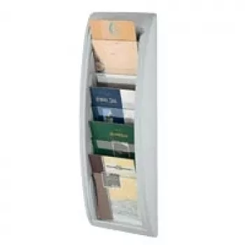 Paperiteline Paperflow QUICK BLICK 4063.02, 5 lokeroa, harmaa