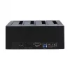 Delock USB 3.0 -telakointiasema 4 x SATA HDD / SSD kanssa kloonaustoiminto (64063)