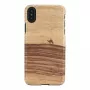 Suojakotelo MAN&WOOD iPhone X/XS:lle – Terra musta, suojaava takasivu