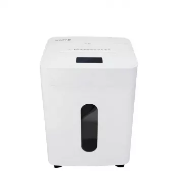 Silppuri Olympia CC 2515 S valkoinen, kapasiteetti 15 arkkia, silppuleikkaus