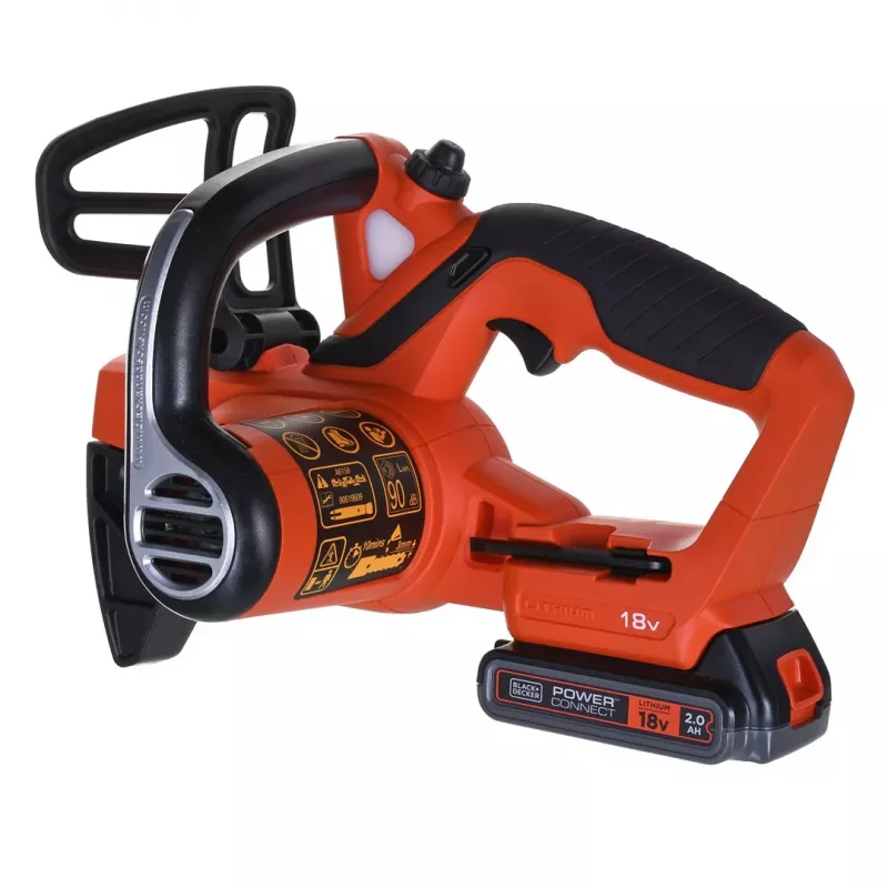 Black & Decker GKC1820L20 akkukäyttöinen moottorisaha, musta/oranssi