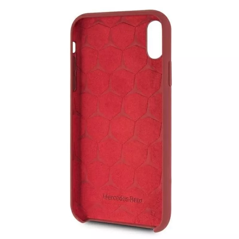 Mercedes-Benz Hard Cover silikoni Apple iPhone XR punainen MEHCI61SILRE