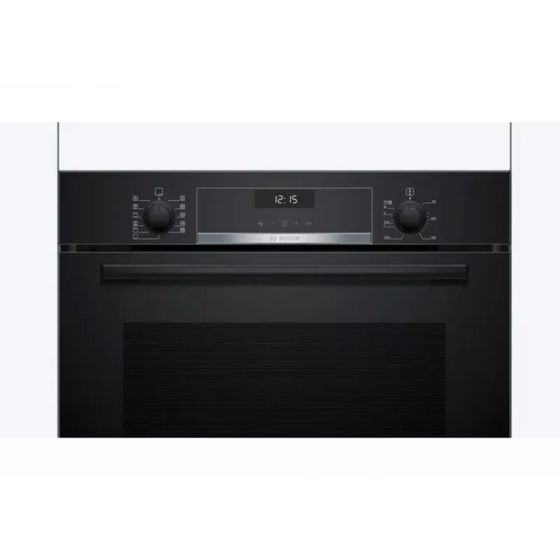 Kalusteisiin asennettava sähköuuni Bosch HBG537FB4, 71 L tilavuus, 4D-kiertoilma, EcoClean, grilli, lämpömittari