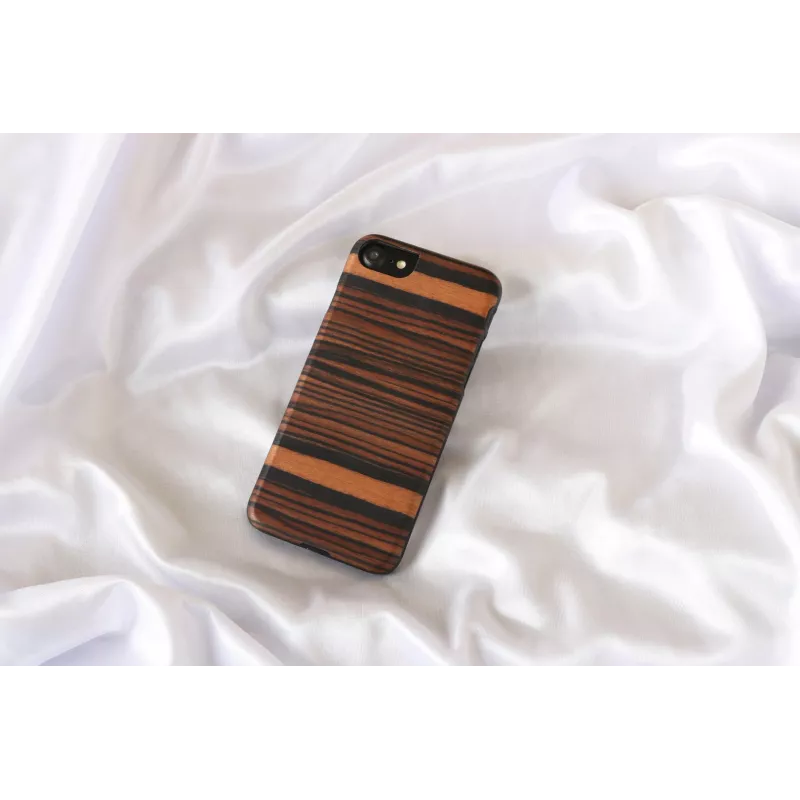 Man&Wood Ebony/BL -suojakotelo iPhone 7