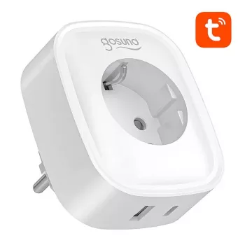 Älypistoke Gosund SP6 16A USB-C 20W – WLAN-ohjattava pistorasia kodin automaatioon