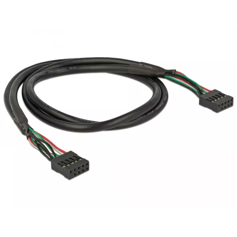 Sisäinen USB-kaapeli DeLOCK 82437 0,5 m 10-Pin naaras