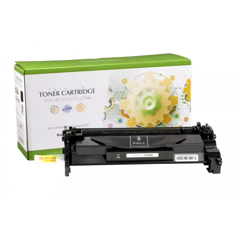 Yhteensopiva Static Control HP CF226A / Canon 052 -värikasetti, musta