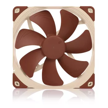 Noctua NF-A14 5V PWM 140 mm koteloinnin tuuletin, 300–1500 rpm, 24,6 dB, beige/ruskea