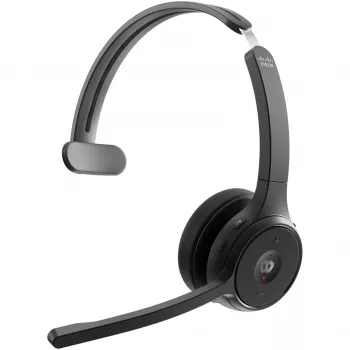 721 langaton Single ON-EAR headset USB-A BUNDLE-CARBON musta