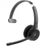 721 langaton Single ON-EAR headset USB-A BUNDLE-CARBON musta