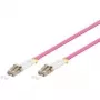 Kuitukaapeli GOOBAY 95936 LC–LC multimode 50 µm, pinkki