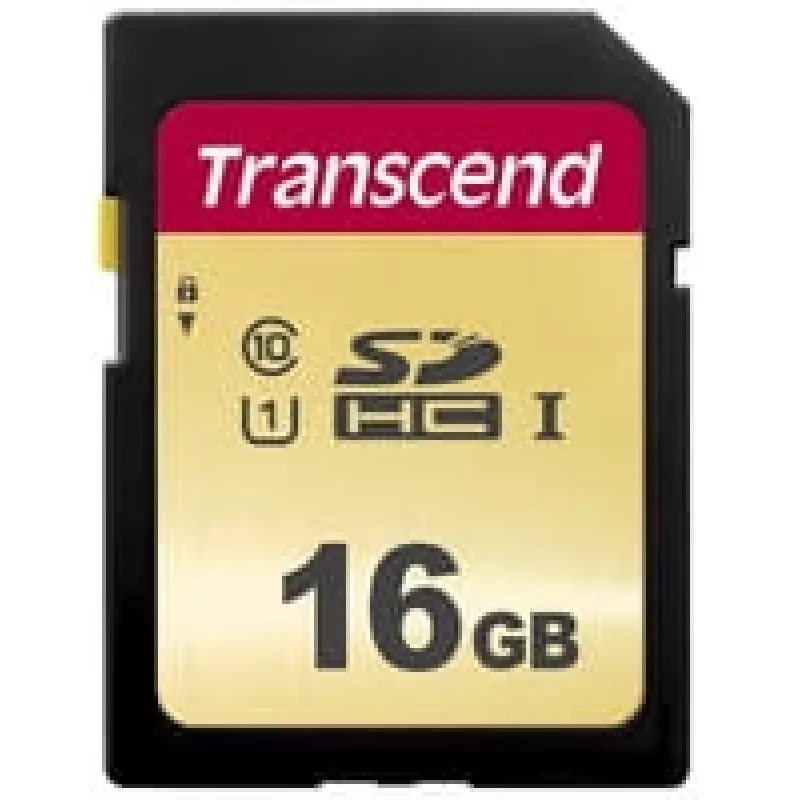 Flash-muisti Transcend 16GB SDHC UHS-I 500S