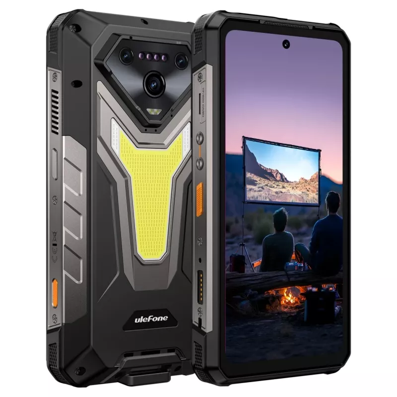 Älypuhelin UleFone Armor 34 Pro (Plus) 16/512GB 5G, jykevä Android-laite, 16GB RAM, 512GB muisti, 5G-yhteys