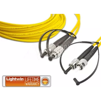 Lightwin korkealaatuinen duplex LWL patch-kaapeli, SM, FC - ST LWL patch-kaapeli (LDP-09 FC-ST 20.0)