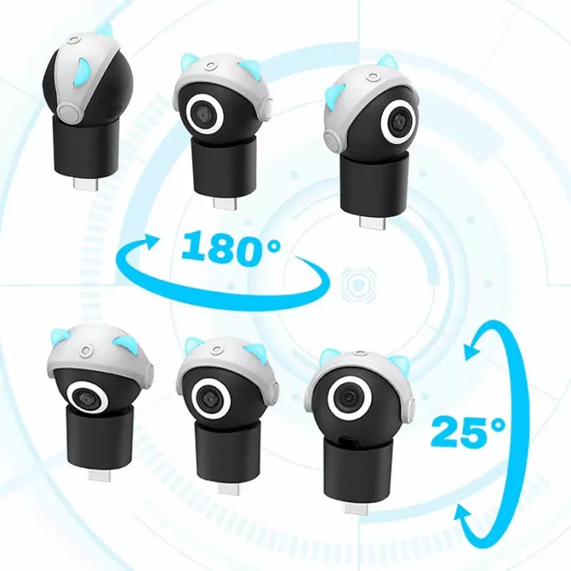 Subsonic Playcam 1080 2in1 HD-minikamera Nintendo Switch 2:lle vaaleansininen