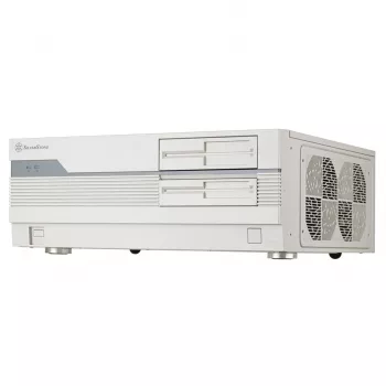 Silverstone SST-FLP01W -tietokonekotelo, HTPC, valkoinen