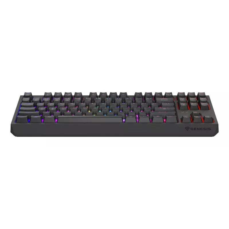 GENESIS Thor 230 TKL näppäimistö pelikäyttöön USB + RF langaton + Bluetooth QWERTY US English musta
