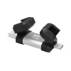 USB-muistitikku Silicon Power 256 GB USB Type-A / USB Type-C, USB 3.2 Gen 1, alumiini-kumikorkki