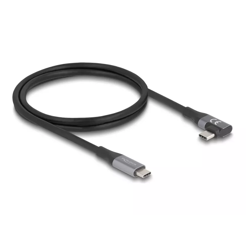 USB-kaapeli DeLOCK 81131 1 m USB-C musta 40 Gbit/s